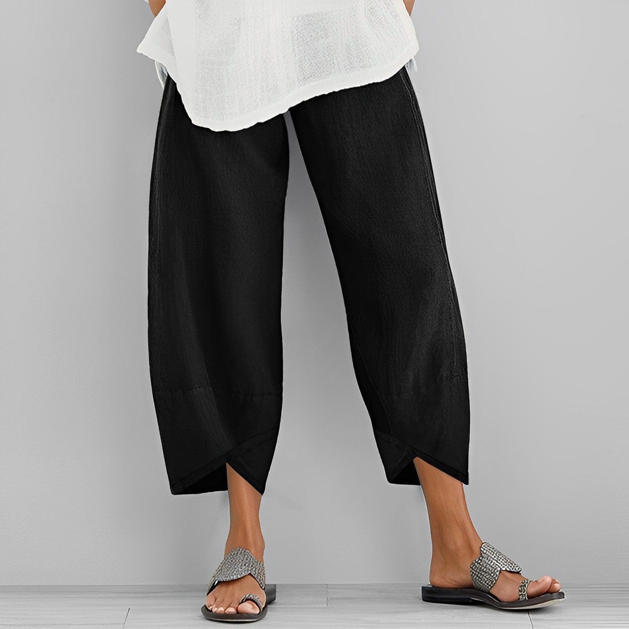Casual linen pants for women- Judit