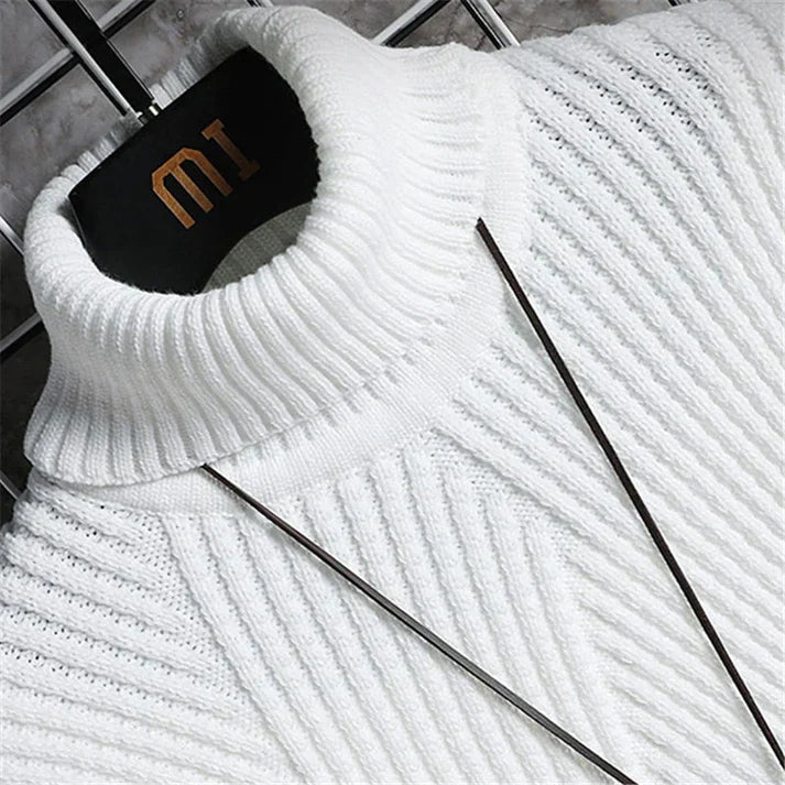 Titan turtleneck - stylish knitted men's sweater