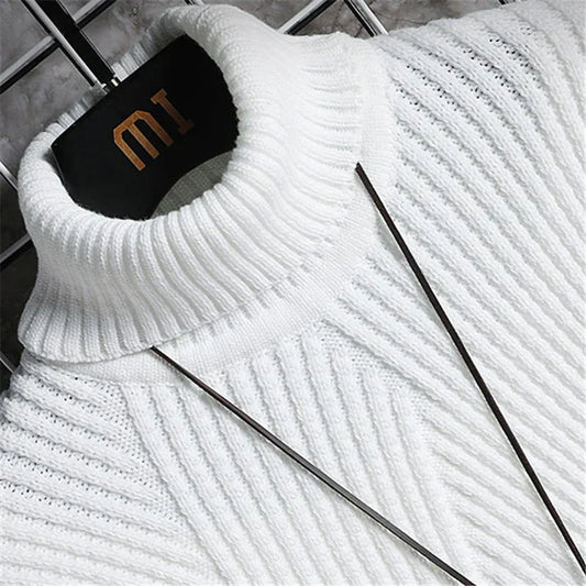 Titan turtleneck - stylish knitted men's sweater