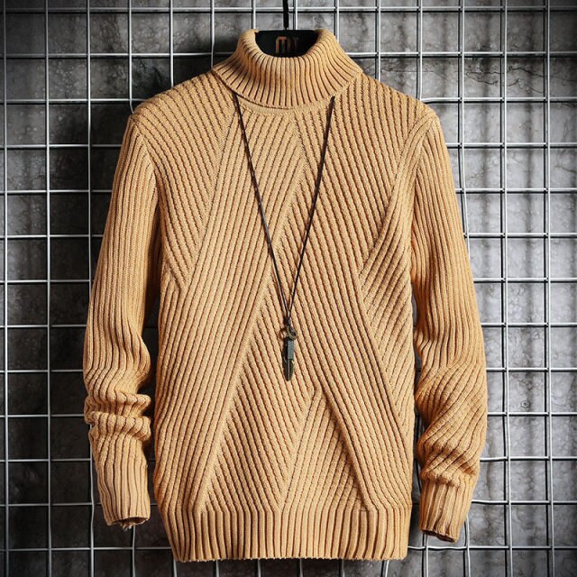 Titan turtleneck - stylish knitted men's sweater