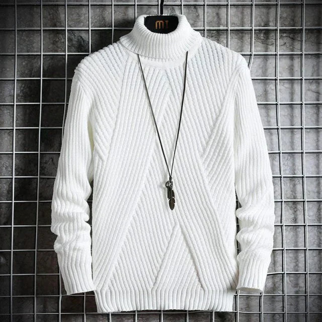 Titan turtleneck - stylish knitted men's sweater
