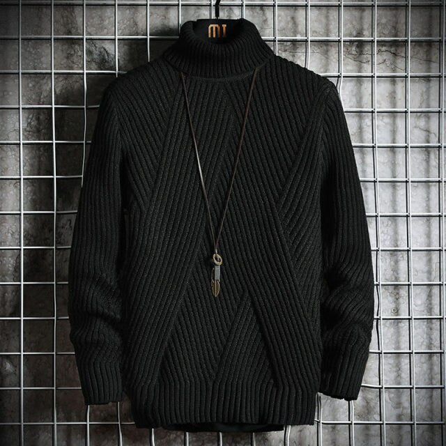 Titan turtleneck - stylish knitted men's sweater