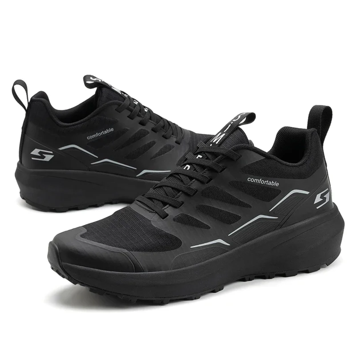 Comfortable walking shoes for men with arch supports