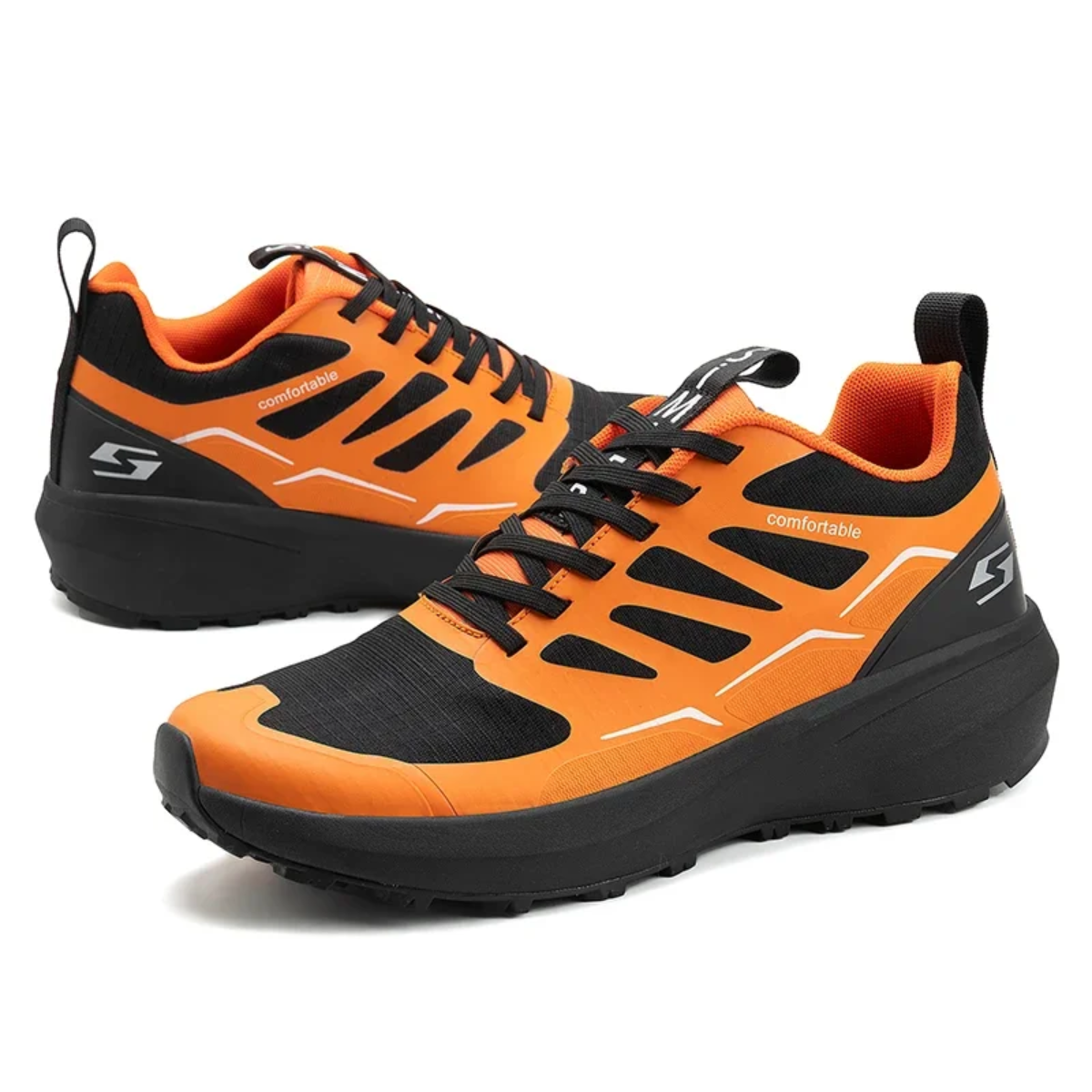 Comfortable walking shoes for men with arch supports