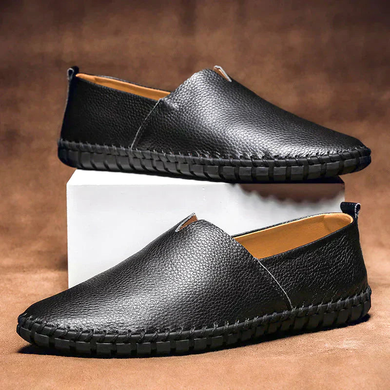 Matt - Elegant men's genuine leather loafers
