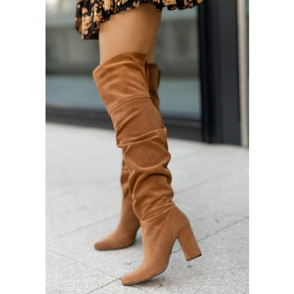 Celeste - over-the-knee boots with high heels
