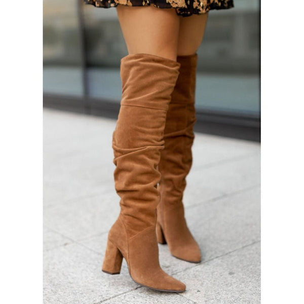 Celeste - over-the-knee boots with high heels