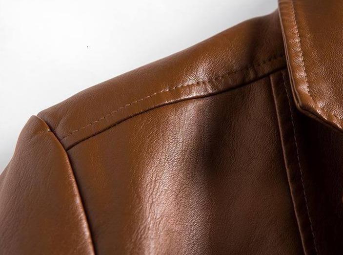 Men's leather blazer jacket - style and comfort combined