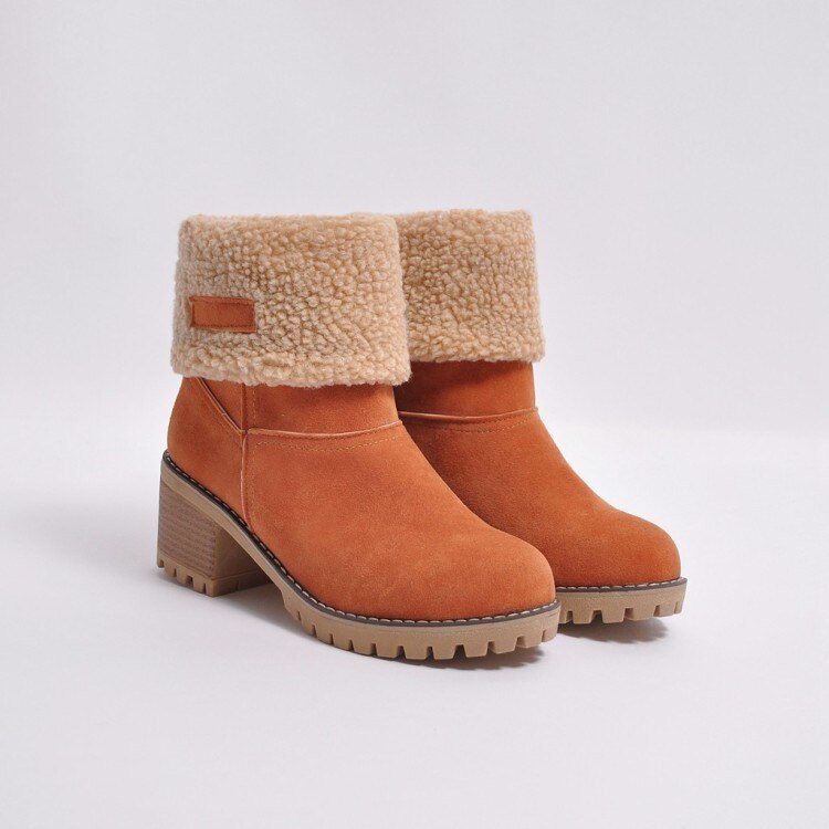 Meredith - winter boots with block heel