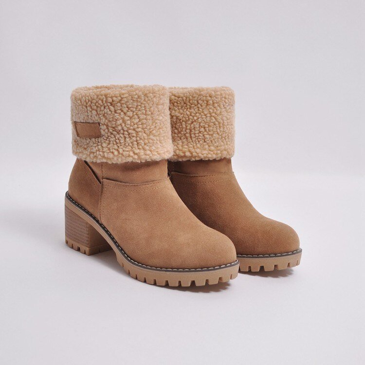 Meredith - winter boots with block heel