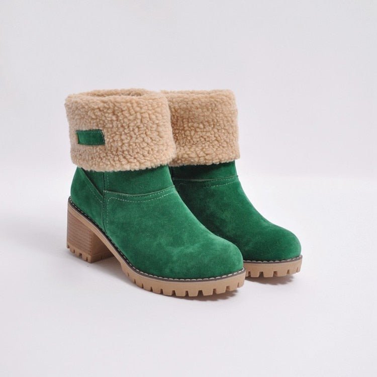Meredith - winter boots with block heel