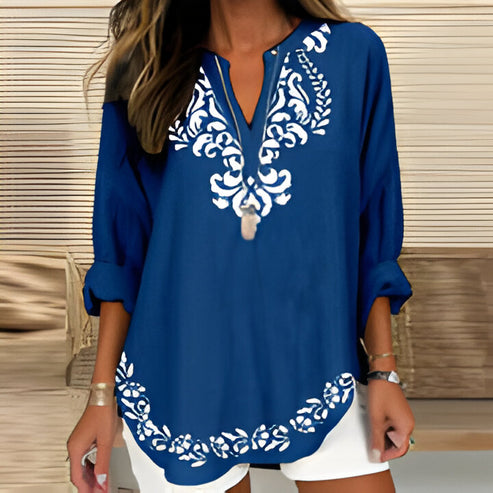 Manon - long sleeves with v-neck