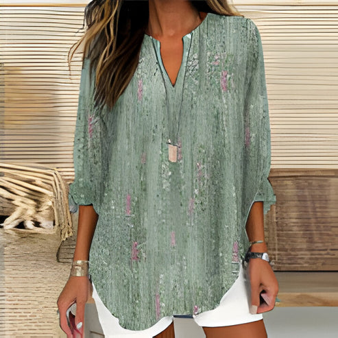 Manon - long sleeves with v-neck