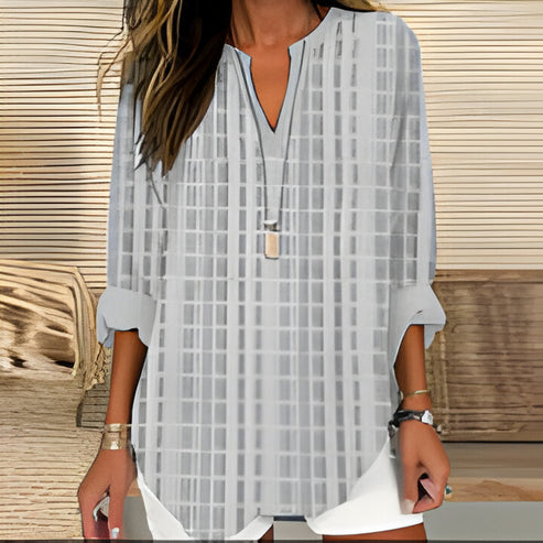 Manon - long sleeves with v-neck