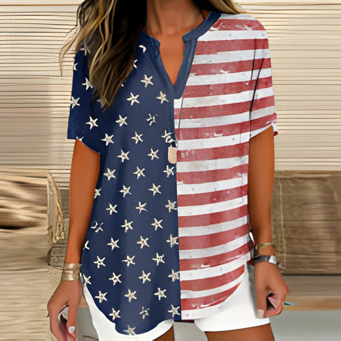 Manon - long sleeves with v-neck