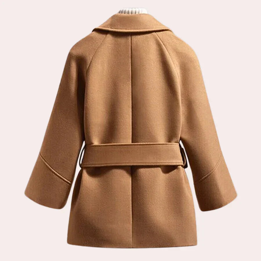 Delaney - stylish jacket with fashionable belt for women