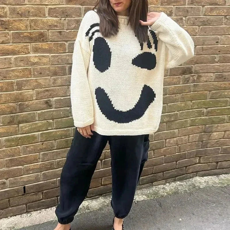 Nancy - oversized knit sweater for women